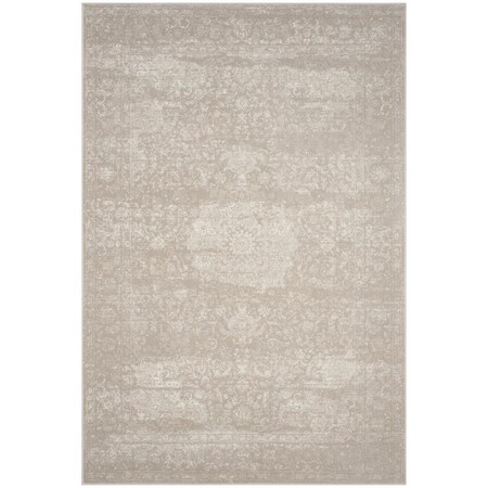 Safavieh 6 ft.7 in. x 9 ft.2 in. Carnegie Power Loomed Medium Rectangle Area Rug Light Beige & Cream CNG631B-6